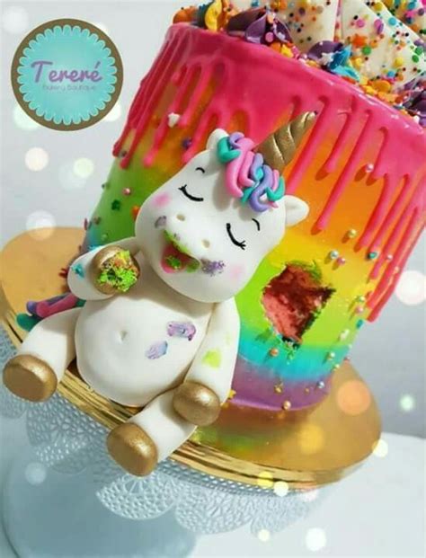 4x (18cm or 20cm) baked and cooled cake sponges. Pin by mixa sorathiya on cake | Unicorn birthday cake ...