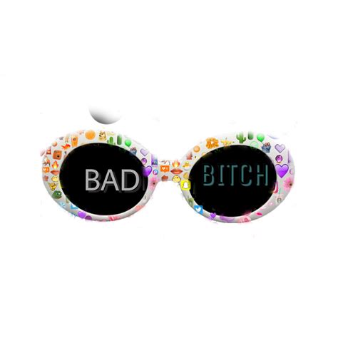 Glasses Badbitch Bitch Lunette Sticker By Leanadlv