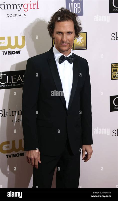 Actor Matthew Mcconaughey Arrives At The 18th Annual Critics Choice