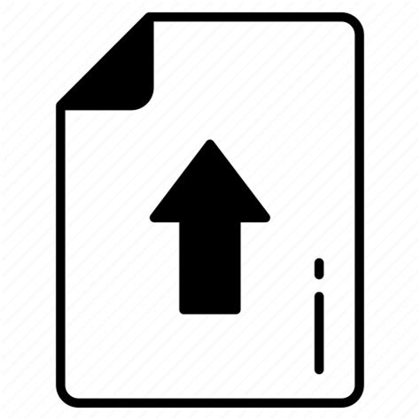 Uploading File Data Storage Up Arrow File Upload Icon Download