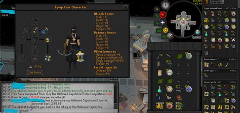 Loot From Full Black Graceful Recolor R2007scape
