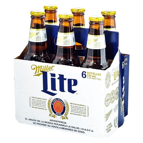 Comprar 6 Pack Cerveza Miller Lite Botella 2130ml Walmart Honduras