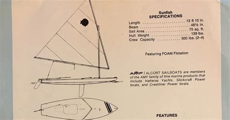 Small Boat Restoration Amfalcort Sunfish Sailboat Specifications