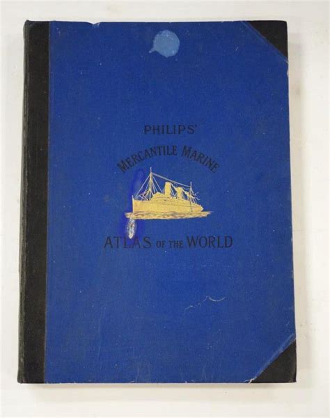 Philips World Marine Atlas 12th Edition Maps Printed And Written