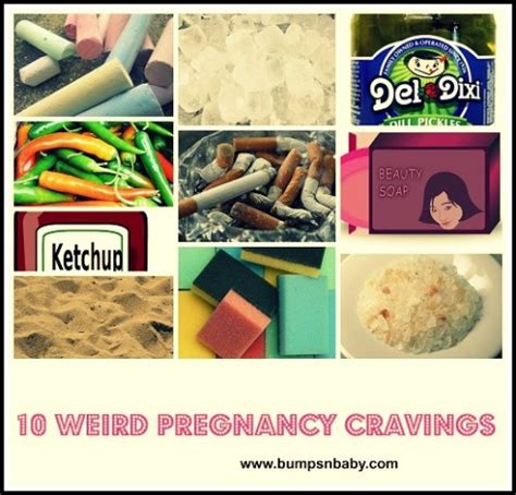 heard of these 10 weird pregnancy cravings