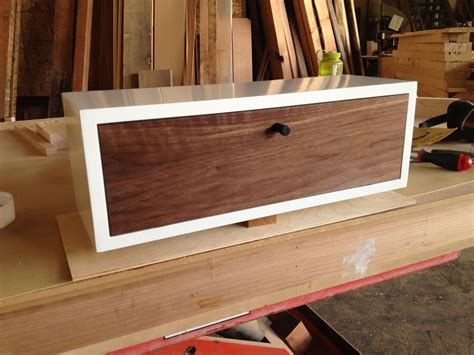 Bottom about half an inch to conceal the thickness of the brace, so even though the braces there this appears to be completely floating vanity. Custom Made Small Floating Bathroom Shelf/Cabinet by SAWN ...