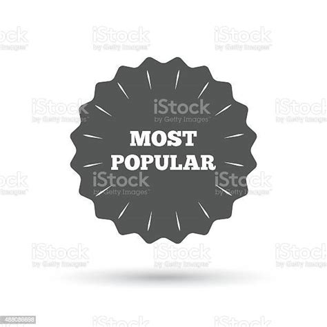 Most Popular Sign Icon Bestseller Symbol Stock Illustration Download