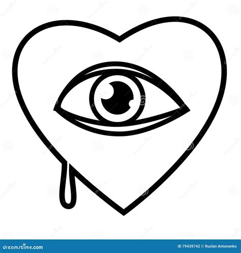 Heart And Eye Stock Vector Illustration Of Charisma 79439742