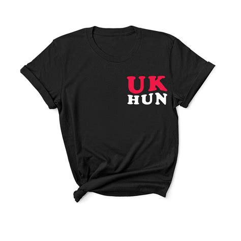 Uk Hun Chest Print Unisex T Shirt Kelham Print