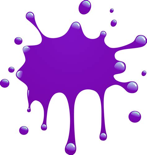 Purple Splat Png Transparent Background Free Download 38308