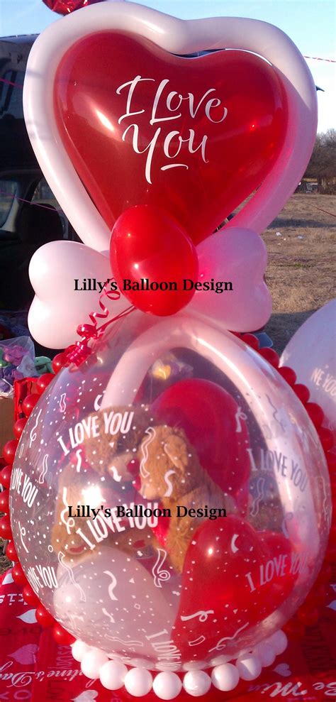 Balloon Stuffed T Valentines Balloons Valentines Day Party Valentines Day Decorations