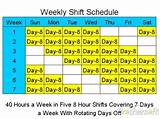 Rotating Schedule Template Images