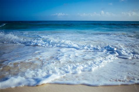 Wallpaper Sea Water Shore Beach Blue Ice Waves Coast Horizon