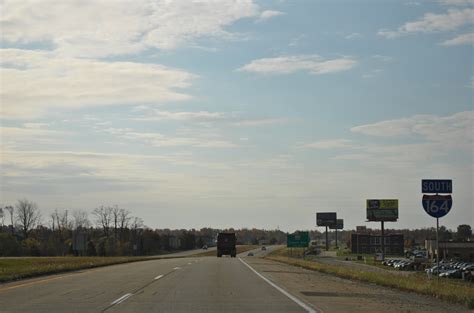 Former Interstate 164 South Aaroads Indiana
