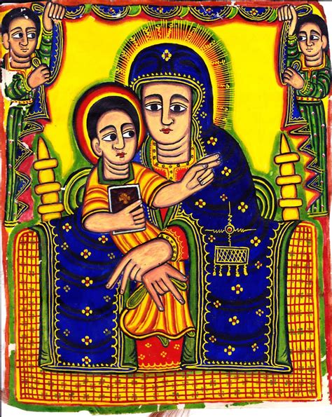 Ethiopian Icon Religious Paintings Religious Art Religious Icons