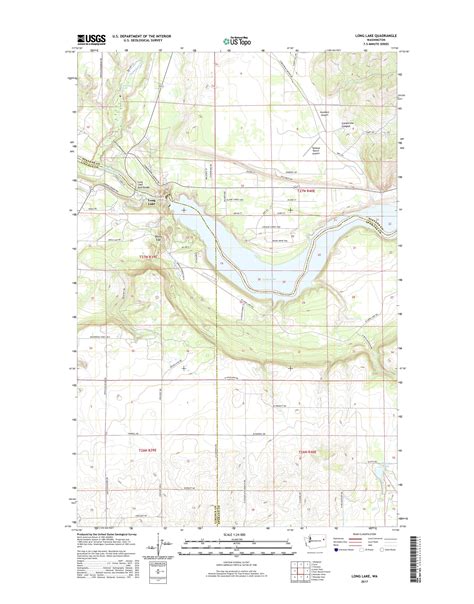 Mytopo Long Lake Washington Usgs Quad Topo Map