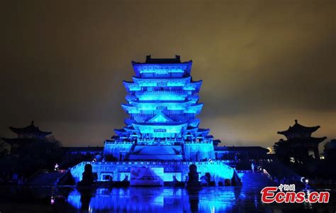 Landmarks Illuminate Blue To Mark World Autism Awareness