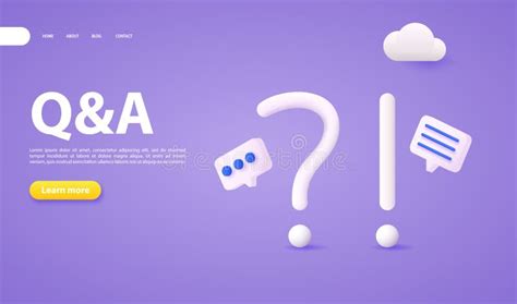 Questions And Answers Concept Banner Question And Exclamation Marks