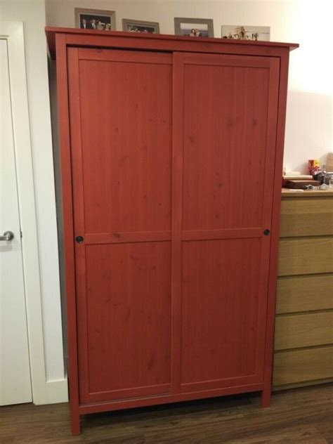 They occupy zero space in the room. GIVE AWAY Ikea HEMNES Wardrobe with 2 sliding doors, red ...