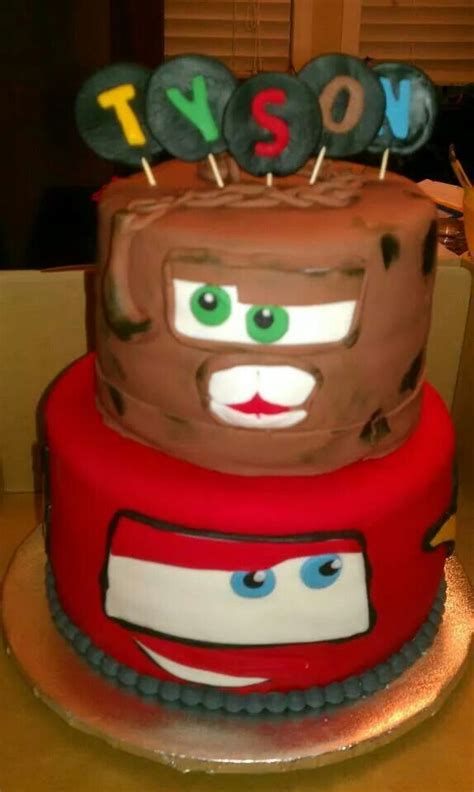 Mater Lightning Mcqueen Cars Birthday Cake Cars Birthday Cake Cake