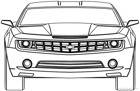 Chevrolet Camaro Drawing Free Download On Clipartmag