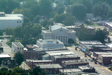Downtown Lincolnton From The Air Flickr Photo Sharing