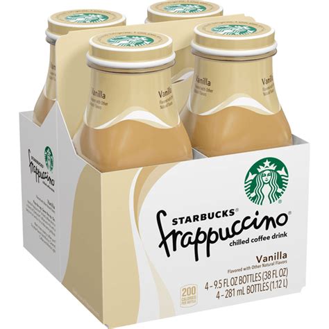 Starbucks Frappuccino Chilled Coffee Drink Vanilla Flavored Fl Oz