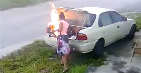 Florida Woman Angry At Her Ex Allegedly Set Wrong Car On Fire Huffpost