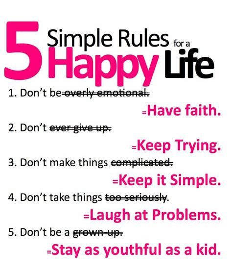 Kittyavandaa 5 Simple Rules For A Happy Life