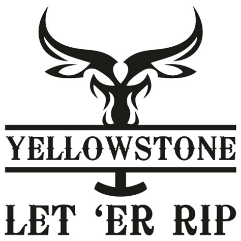 Yellowstone Logo Clip Art Svg