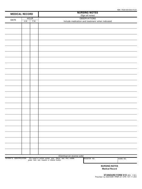 Nursing Notes Template Pdf Fill Out And Sign Online Dochub