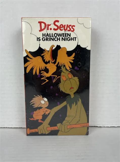 Dr Seuss Halloween Is Grinch Night Vhs Brand New Sealed Rare
