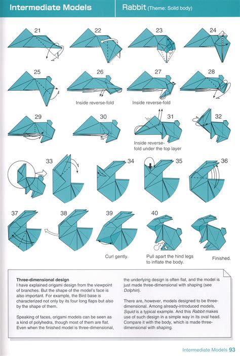 Origami Rabbit Printable Instructions Origami