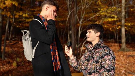 Cutest Gay Proposal Ever Very Emotional Youtube