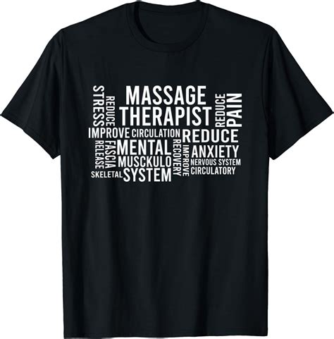 Massage Therapist Effects Of Massage Therapy T Shirt Uk Health And Personal Care