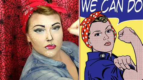 Rosie The Riveter Makeup Tutorial