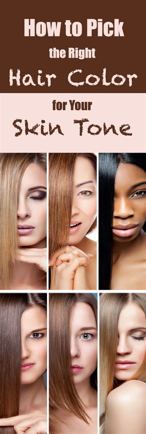 How To Pick The Right Hair Color For Your Skin Tone Skin Tone Hair Color Hair Color For Warm