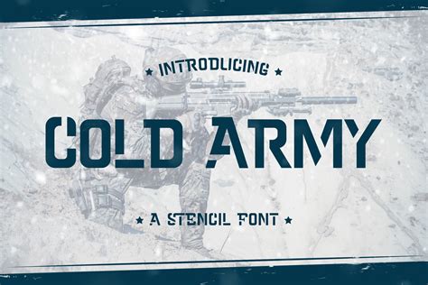 Cold Army Font Dafont Free