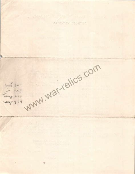 Smgl 2557 Kelsey Hayes Wheel Co Memo Re Leaving Your Post Early War