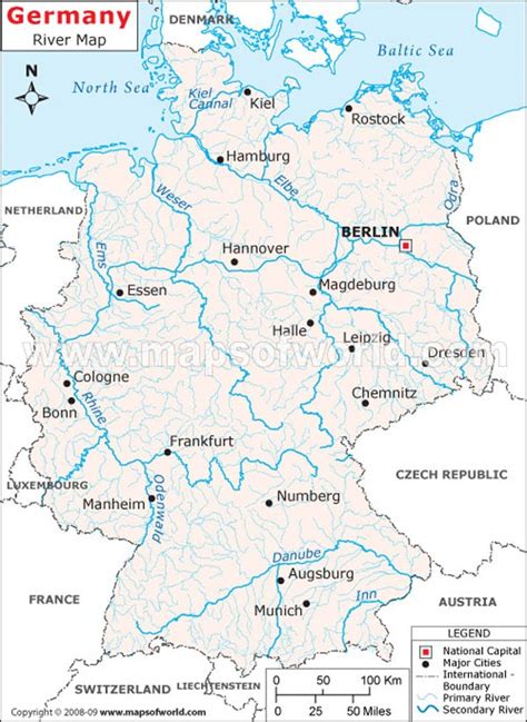 Germany River Map T R A V E L Ideas In Germany Map River