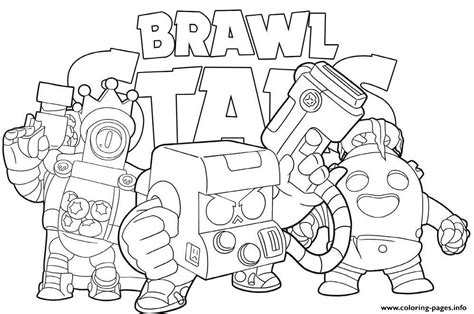 Brawl stars coloring pages | print and color.com. Brawler Brawl Stars Coloring Pages Printable