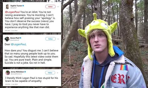 Logan Paul Apologizes For Youtube Video Of Dead Body Daily Mail Online