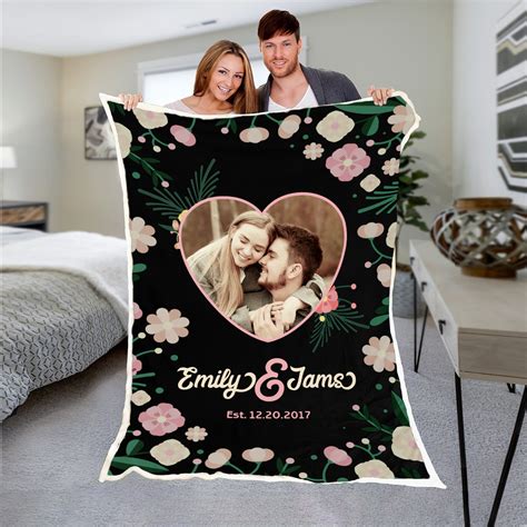 Personalized Blanket With Your Names & Photo - Decoronic.com - We ...
