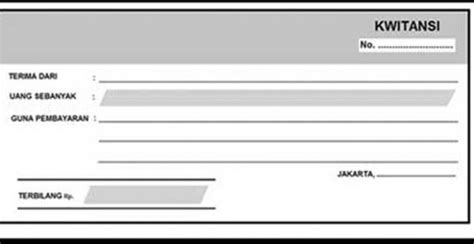 Contoh Kwitansi Pembayaran Yang Sering Digunakan Di Jenis Vrogue