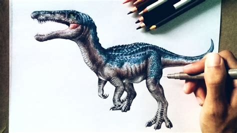Drawing Baryonyx From Jurassic World Evolutiondibujo Baryonyx De