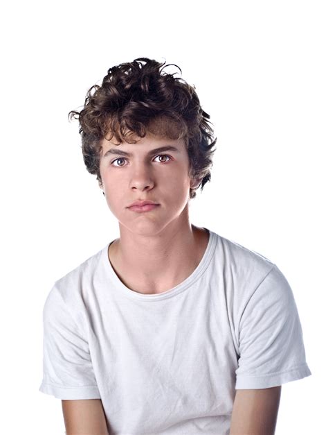 Cute Teenage Boy Portrait On White Background ~ Gabriella Giudici