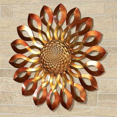 Infinity Sun Indoor Outdoor Metal Wall Art