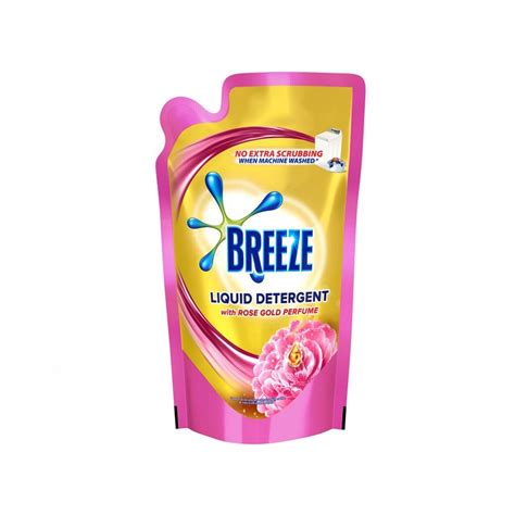 Breeze Liquid Detergent Rose Gold Perfume 650ml Shopee Philippines