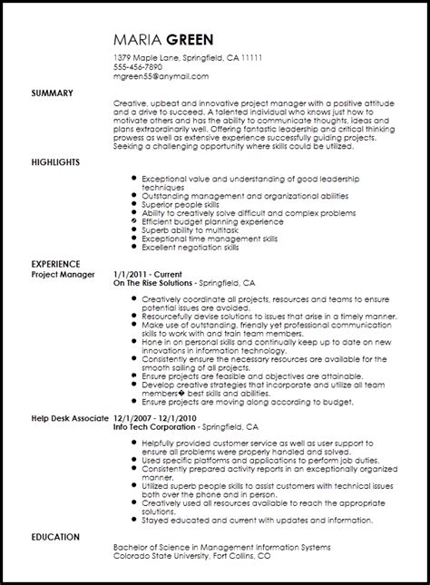 Browse resume examples for project manager jobs. Project Manager Resume Summary | | Mt Home Arts