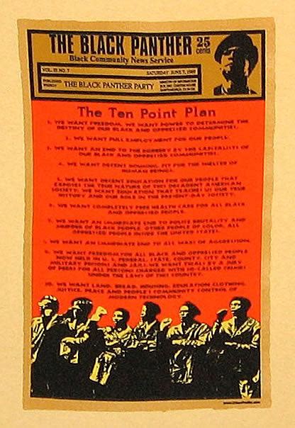 Black Panther Party Ten Point Plan